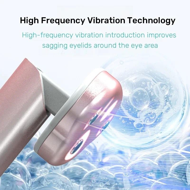 Neues Modell 7-Farben-LED-Augenmassagegerät mit Heizung und Vibration, Anti-Aging-Augenpflegegerät zur Entfernung von Augenringen und zum Anheben von Augenlidern