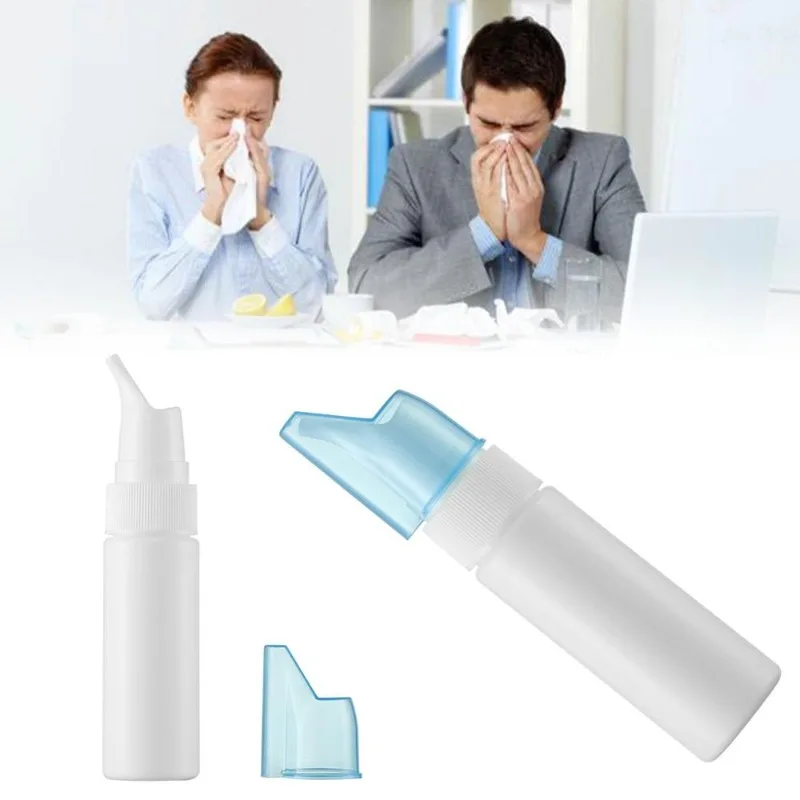 

Portable Nasal Wash Neti Pot Adult Child Nose Wash Spray Empty Bottle Anti Allergic Sterilization