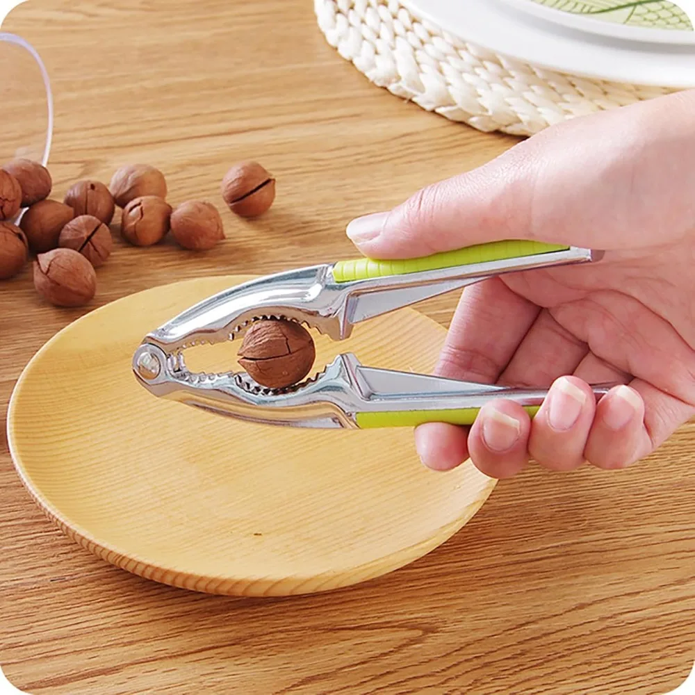 Kunovo Nutcracker for Nuts,Nut Cracker Tool for Walnut,Pecan,Macadamias,Hazelnuts, Almonds, Lobster,Crab（Green） view 5