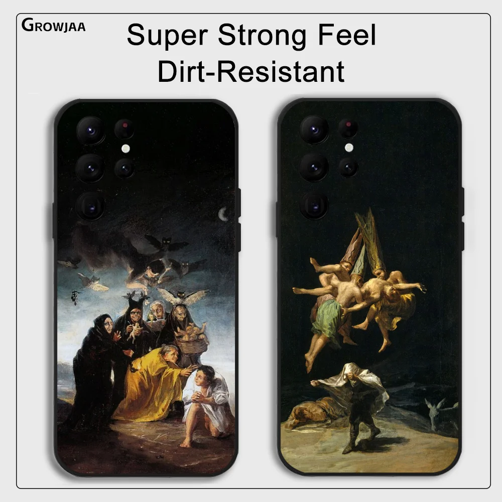 Spain F-Francisco G-Goya Art Phone Case for Samsung Galaxy S24 Ultra S22 S23 Ultra S21 S20 5G Protective Silicone TPU Funda