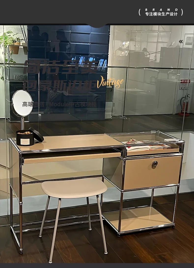 Living Room Bedroom Home Module Combination Dressing Table Storage Display Desk Computer Desk