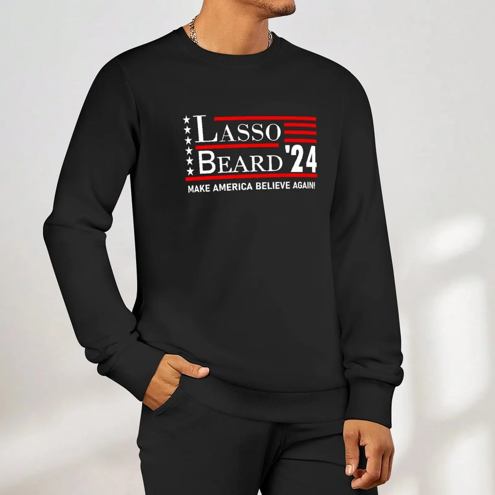 Lasso Beard 2024 Sweatshirt anime clothes new in hoodies & sweat-shirt