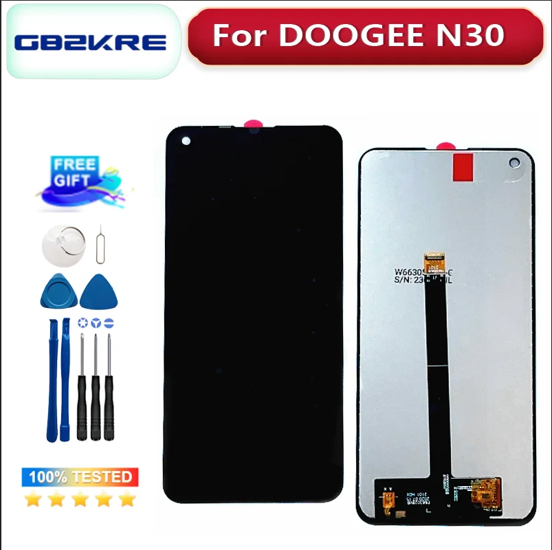 New original Touch Screen LCD Display LCD Screen For DOOGEE N30 Replacement Parts + Disassemble ToolS