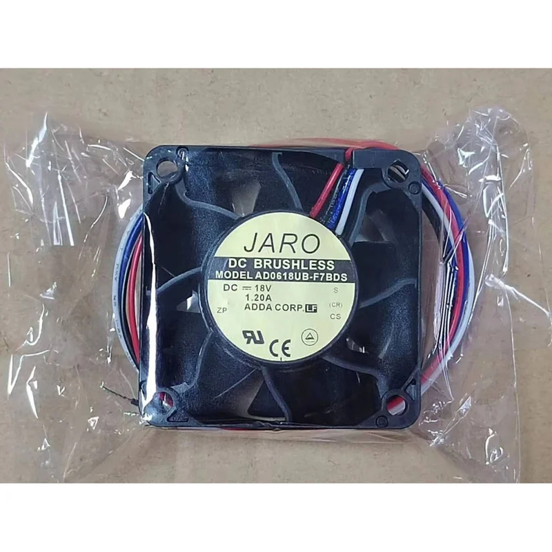 

M New ADDA AD0618UB-F7BDS DC18V 1.2A 4wire PWM cooling fan#QW