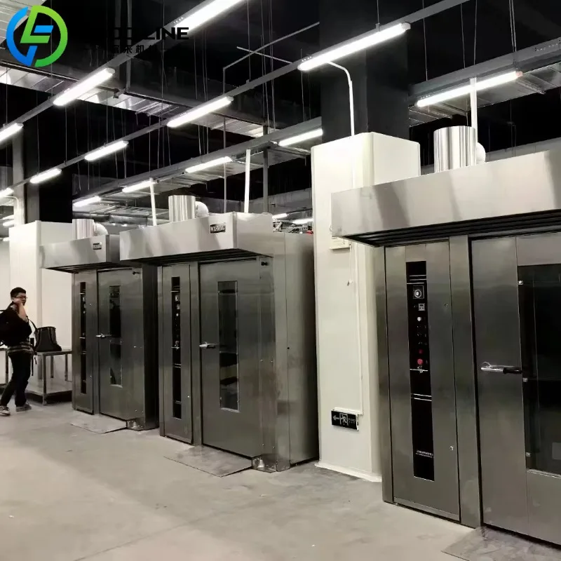 Custom Rotating Vertical Oven Gas Electric Pizza Diesel Rotating Heat Chicken Italian Rotating Oven For Large Bakeries