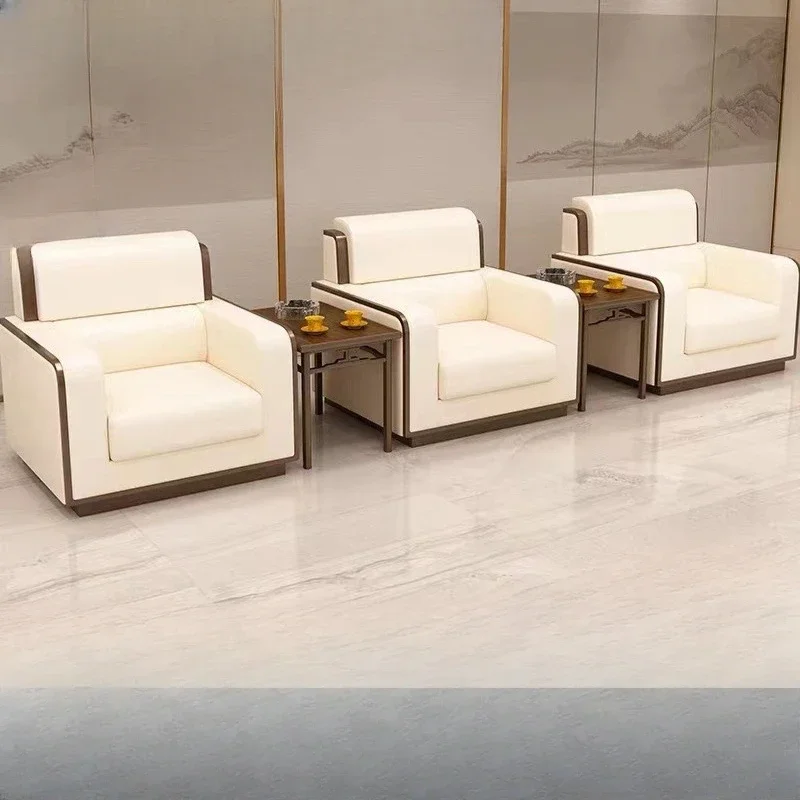 

Office sofa VIP reception room conference business reception roomcoffee table combination single