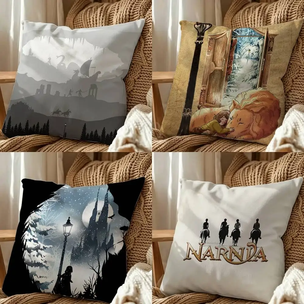 The C-Chronicles-Of-Narnia Square Pillow Case Multi Sizes For Car Home Bedroom Decor Custom Valentine Gifts