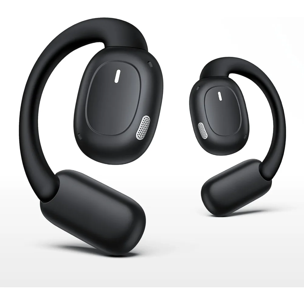Open Ear Earbuds Bluetooth 5.4, 80H Playtime, Digital Display, Lightweight, Earhooks for Running‌