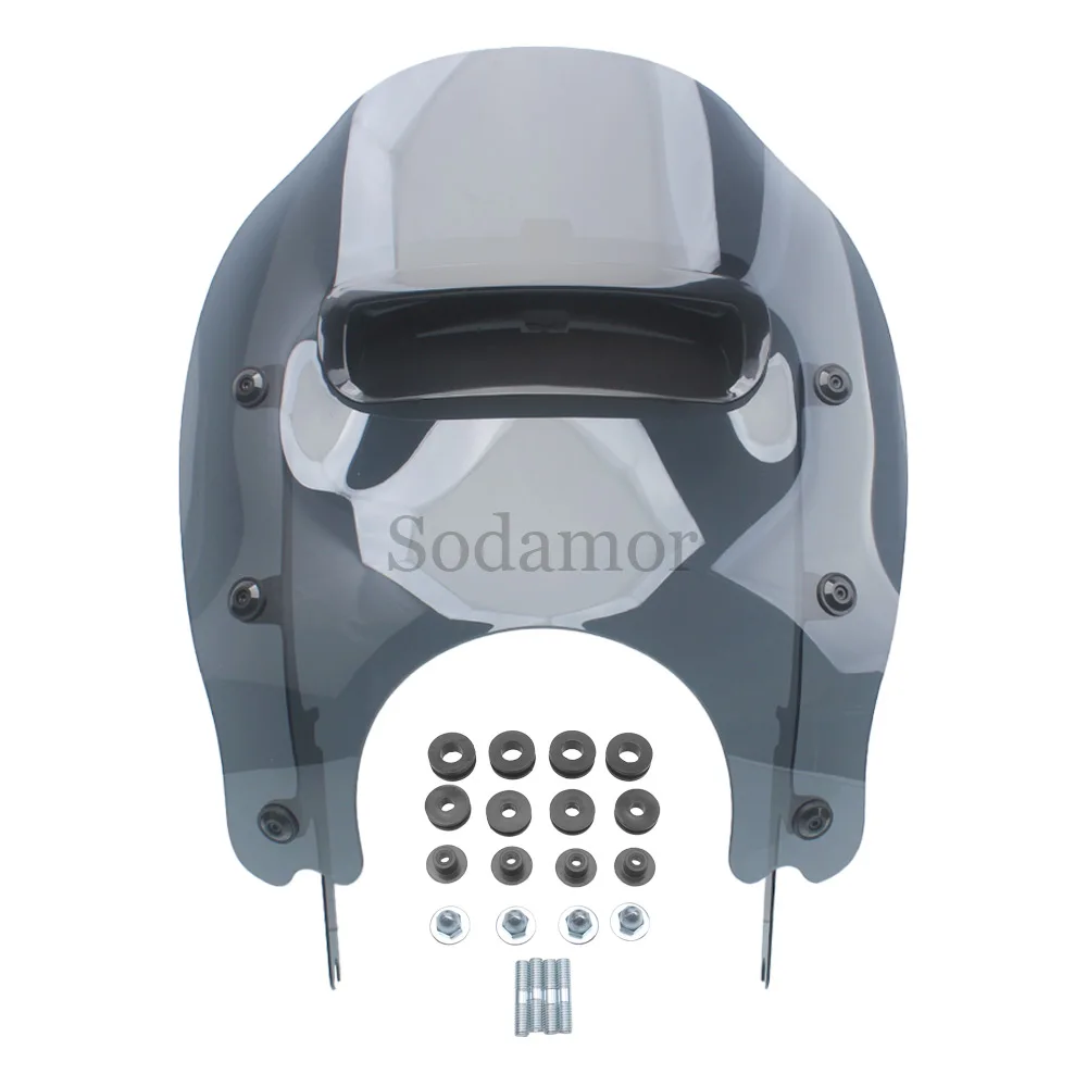 

Ветрозащитный экран для мотоцикла, вентилируемое акриловое ветровое стекло, подходит для Harley Road King Classic FLHRC/I Special FLHRXS 1994-2025