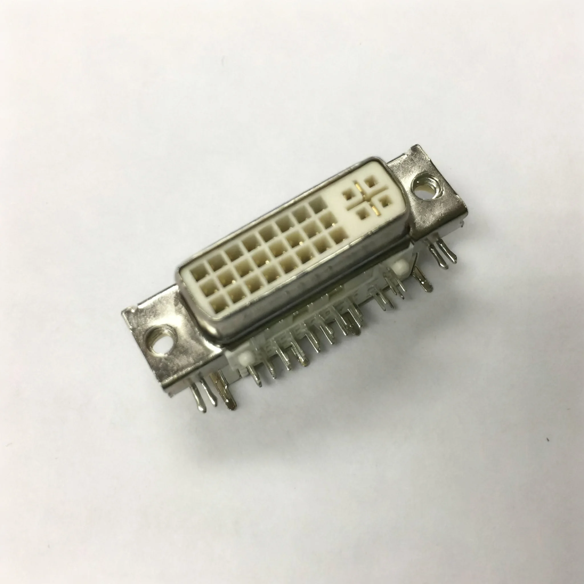 DVI HDMI Video Socket DVI 24+5 29pin Female Right Angle with Shielded QH11121-DA54