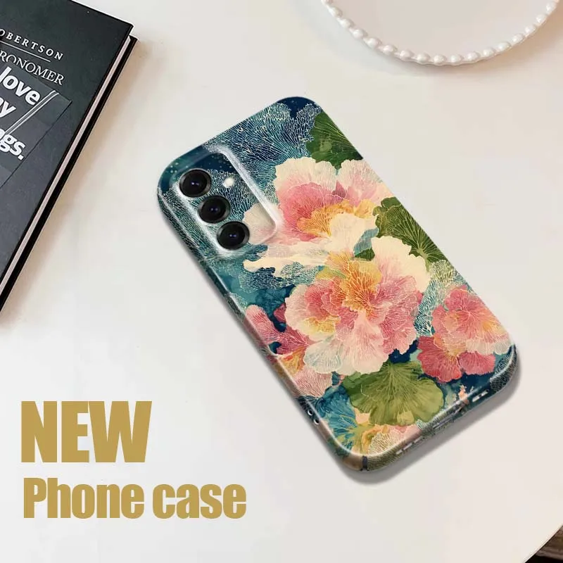 

Vibrant Floral Artwork For Samsung Galaxy S26 S25 S24 S23 S22 S21 FE Lite Plus Ultra Film Hard Shell Phone Case