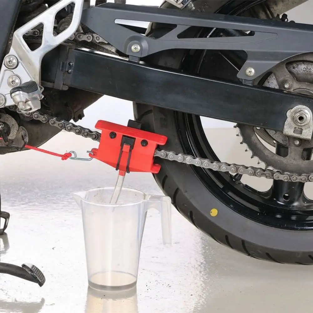 Efficient Bike Chain Cleaner Tool Motorcycle Chain Scrubber Brush Set For Outdoor Cycling Maintenance Care Accessory
