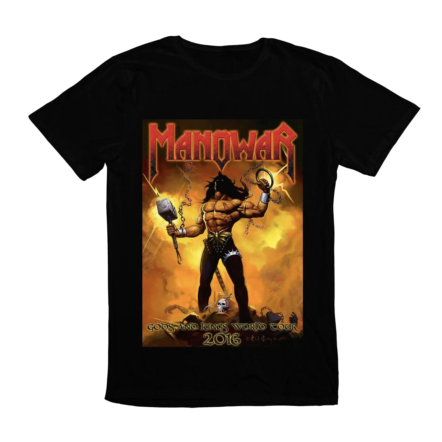 

Hercules Fantasy Music Rock Trash Metal Nu Heavy Band American Manowar T-Shirt