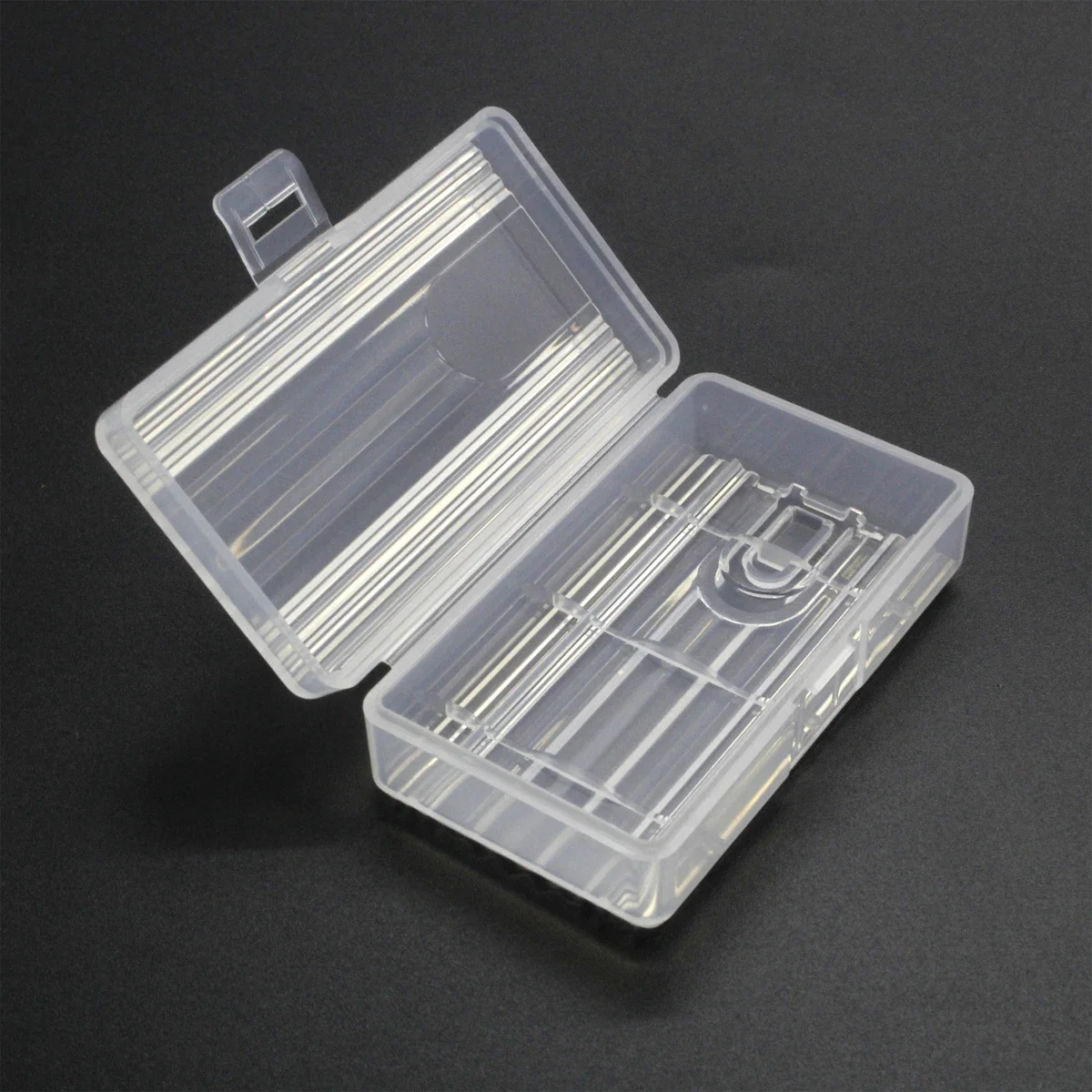 Soshine 18650 2 Slots Battery Storage Box with Clips Hard Plastic Battery Case Protecte Container for 2 Slots 18650 Battery