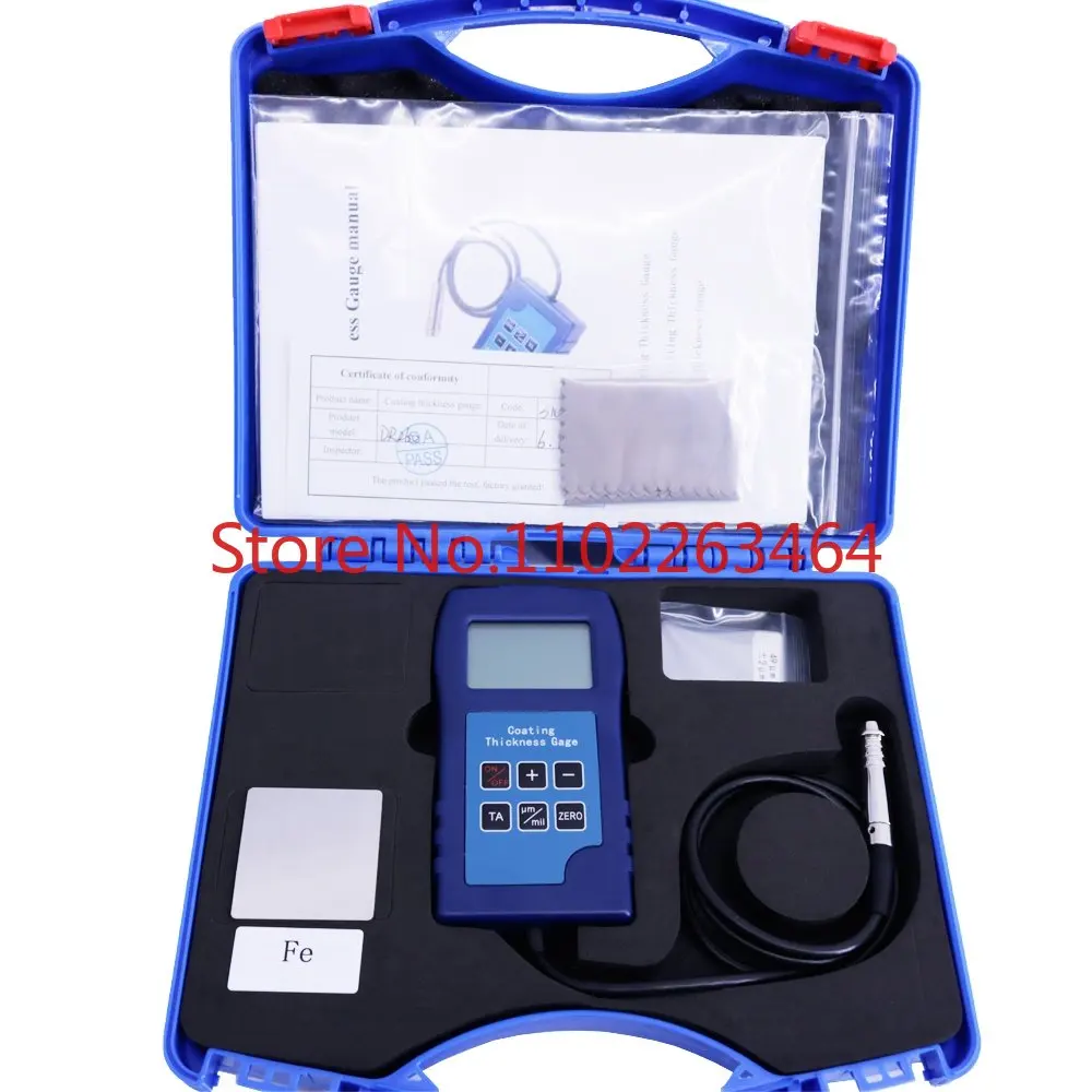 

DR260 Coating Thickness Gauge Digital Thickness Meter Measuring Range:0-1250um