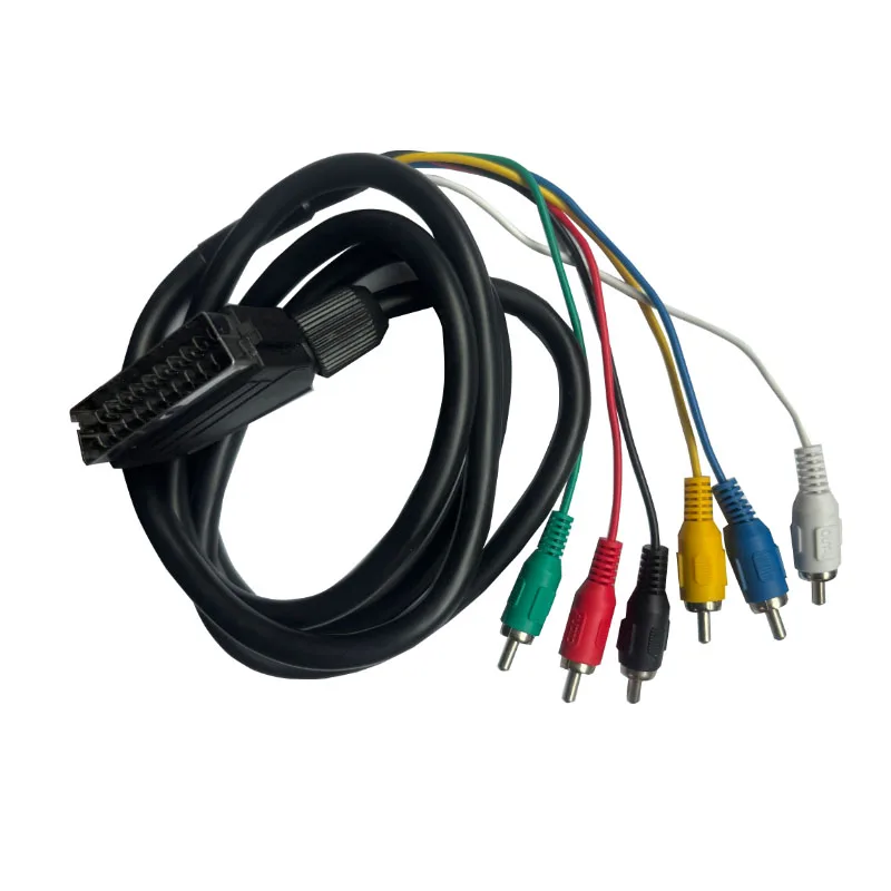 EU Scart to AV Cable BI-direction Composite AV to Scart or Scart to AV Cable(not compatible with Ypbpr component Port)