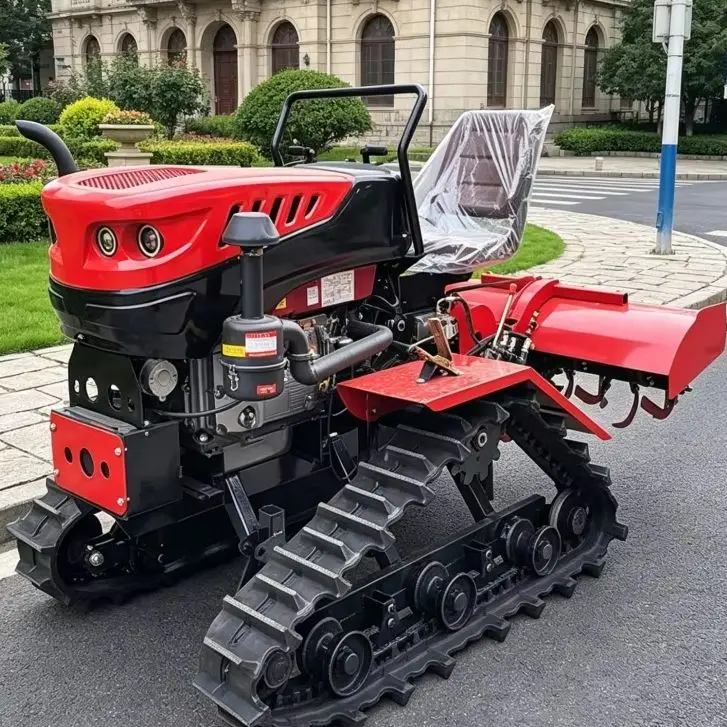 

Customized 2026 Bestselling Tracked Rotary Tiller, EMC Dual-certified, All-scenario Farm Tillage Machinery