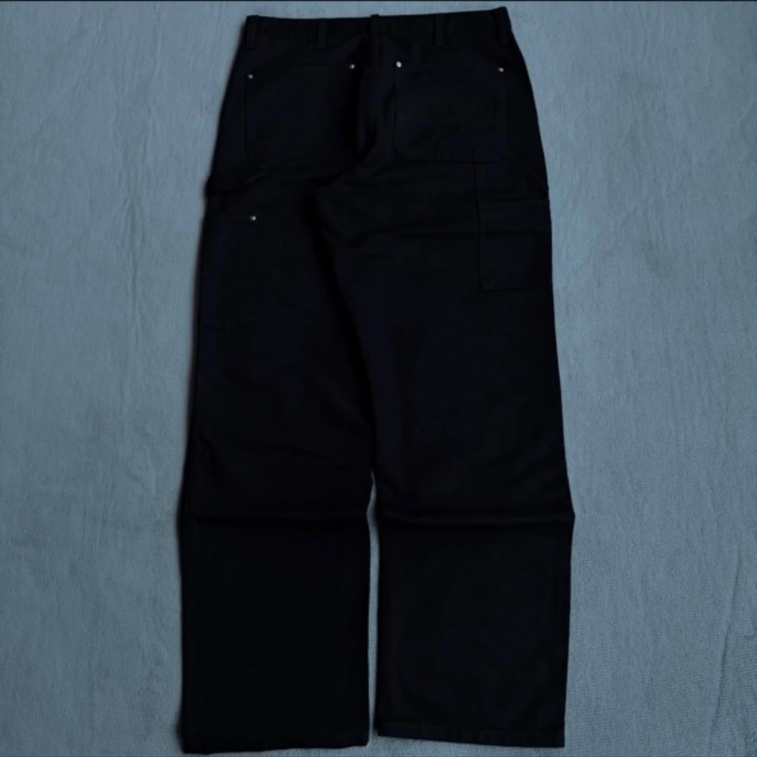 Paar-Stil, gewaschene Denim-Jeans, Street-Fashion, lockere Denim-Hose mit geradem Bein für Männer und Frauen, tägliche Outfits