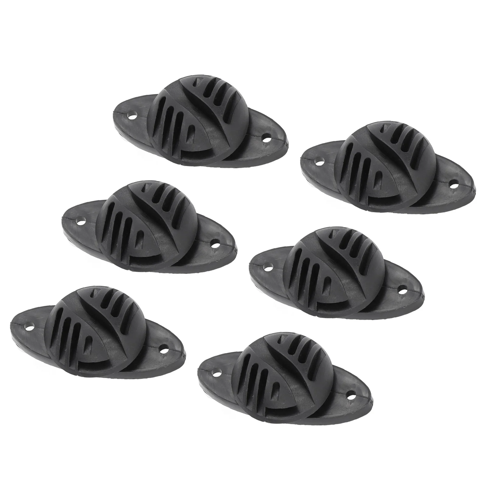 100Pcs Electric Fence Insulator UV Protection High Voltage Resistance Hemispherical Insulator for Polyester Steel Aluminum Wire