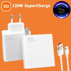 Original Xiaomi 120W Charger Turbo Fast EU/US Power Supply Charging Adapter For RedMi Note 13 12 Pro Plus Poco M5 F5 X5 Mi 13 12