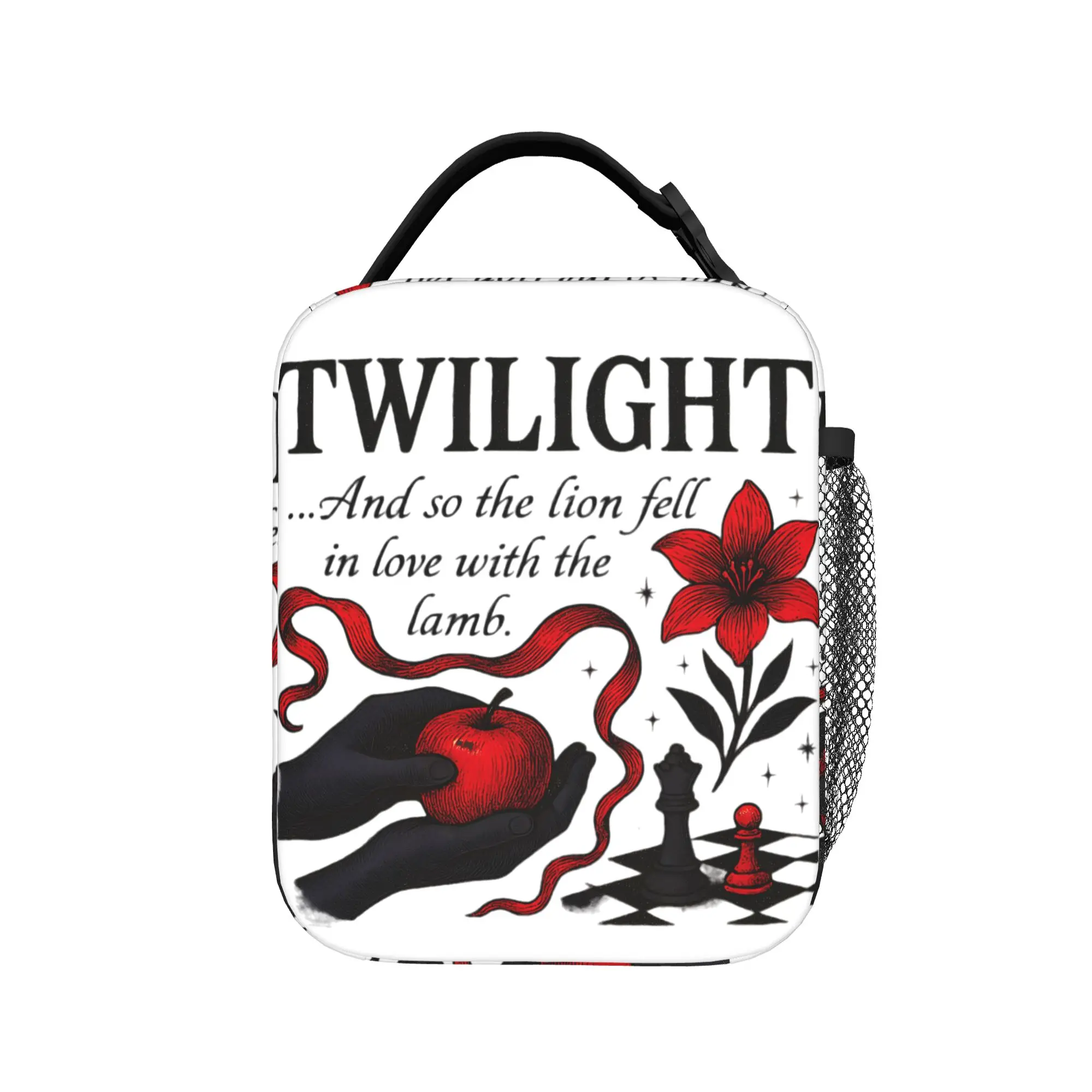 Twilight Saga Wolves Romance Insulated Lunch Bags Cooler Bag Meal Container Vampires Tote Lunch Box Food Storage Bags Office
