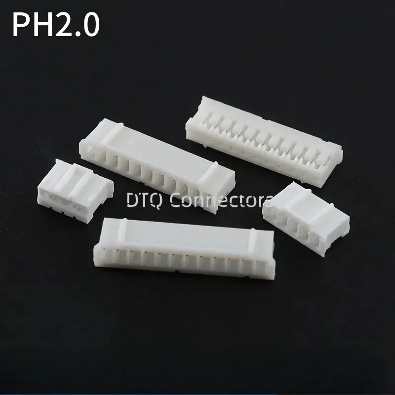 50pcs/LOT JST PH 2.0 female material PH2.0 2mm pitch Connectors Leads Header Housing PH-Y