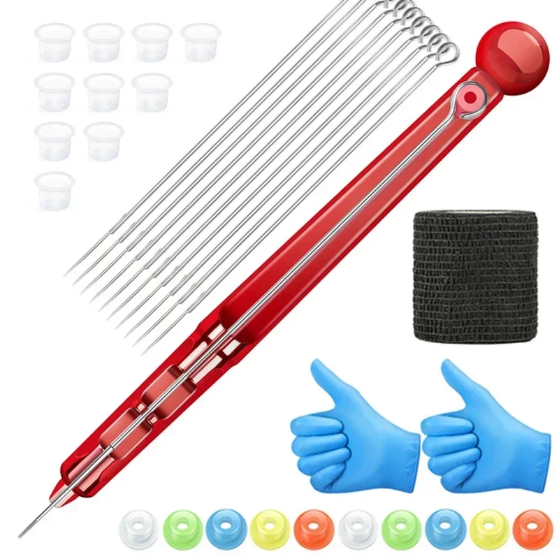 Hand Poke and Stick Tattoo Pen Tool Tattoo Needle Stick Poke Needle Holder DlY Tool for Tattoo Beginners Practice 1 Set or 1pcs