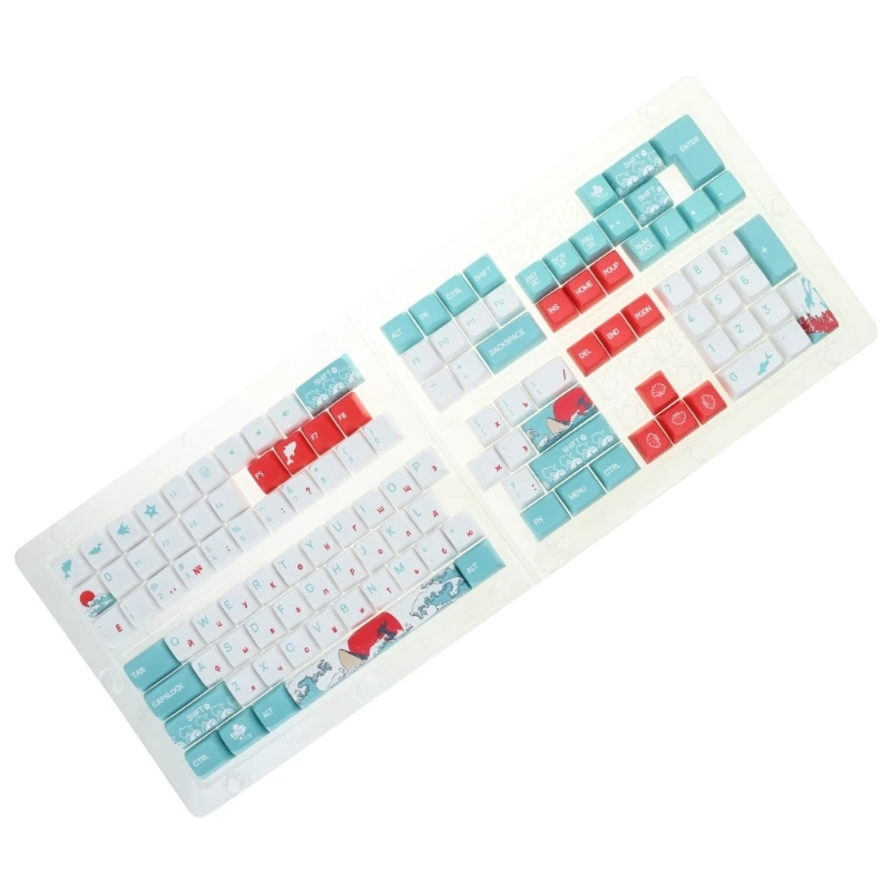 Confortáveis ​​XDA Keycaps Russos Keycaps Key Caps para digitadores Gamers MX Switching