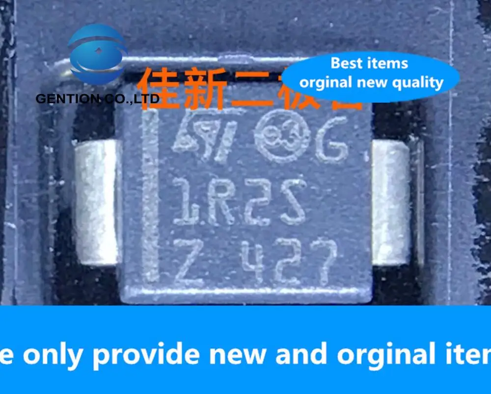 10PCS 100% New original STTH1R02U 1.5A200V ultra-fast recovery silver plated car tube DO-214AA silk screen 1R2S