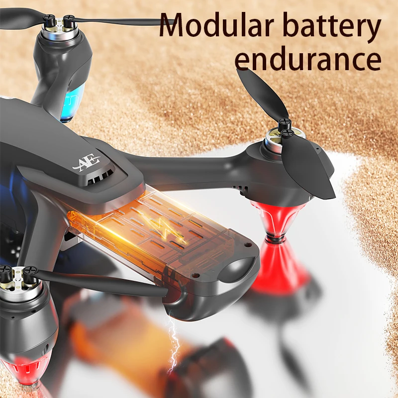 Ae9 novo drone gps rc 8k câmera dupla 5g laser evitar obstáculos 4.5 polegadas lcd controle de tela inteligente longa resistência brinquedo rc
