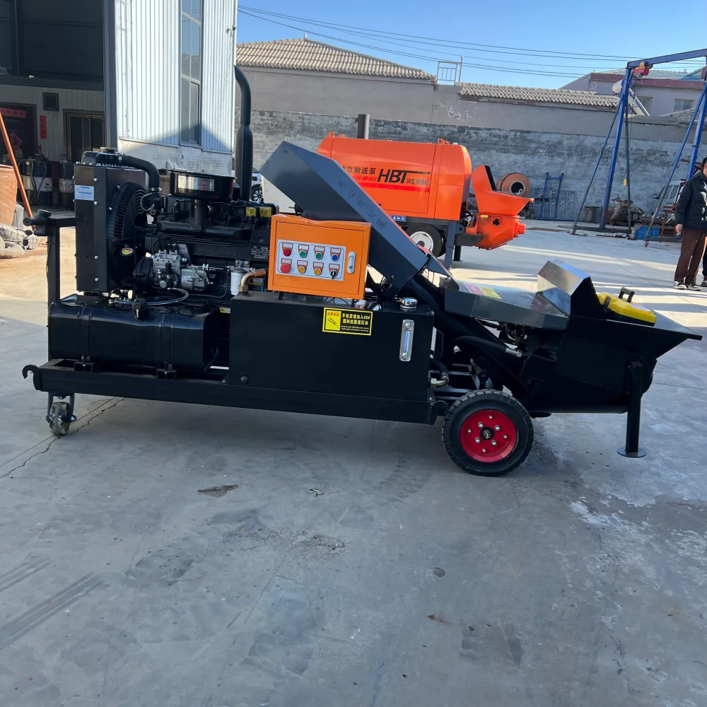 New-Type Secondary Screw Concrete Pump - Efficient Pump for Concrete Transfer & Pouring Construction
