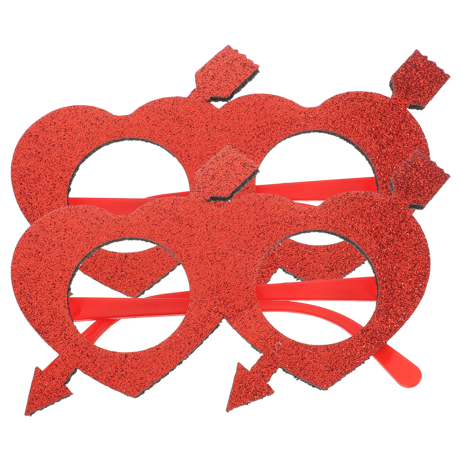 

2Pcs Heart Glasses Valentine Party Glasses Props Love Eyeglasses Frames Cute Festival Decorations Heart Sunglasses