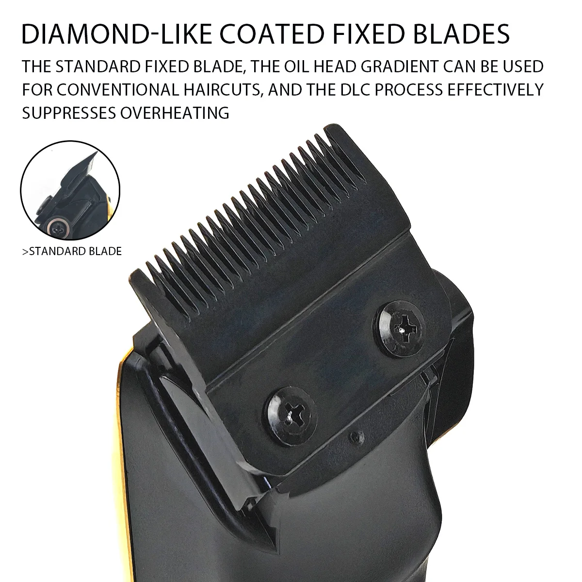 Professional 6800rpm Electric Hair Clipper Barber Metal Cover Quality Hair Trimmer Hair Cutting Machine Gradient Haircuts Tools