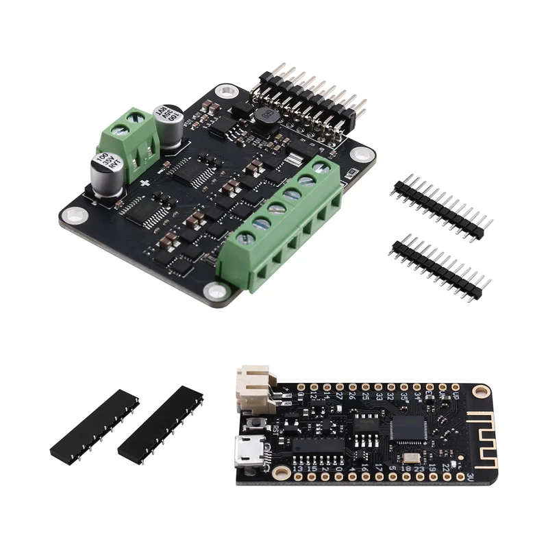 ABJF-ESP32 placa servo motor bldc trifásico mks dual foc v3.2 driver de desenvolvimento controlador de motor sem escova escudo foc simples