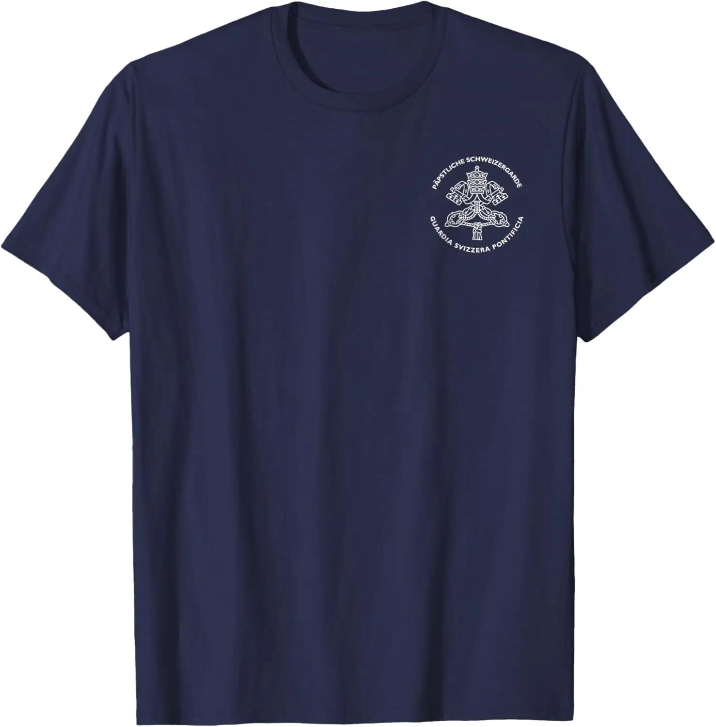 Roman Catholic Vatican Swiss Guard Men T-shirt Short Sleeve Casual 100% Cotton Shirts