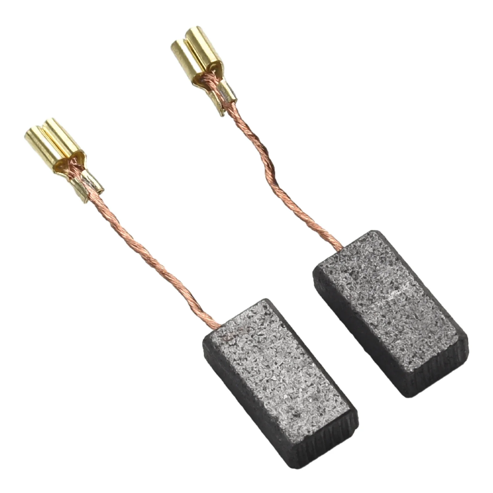 10PCS Carbon Brushes For Bosch Motor Angle Grinder 15mm X 8mm X 5mm Tool Length 45mm Carbon And Metal Power Tool Parts