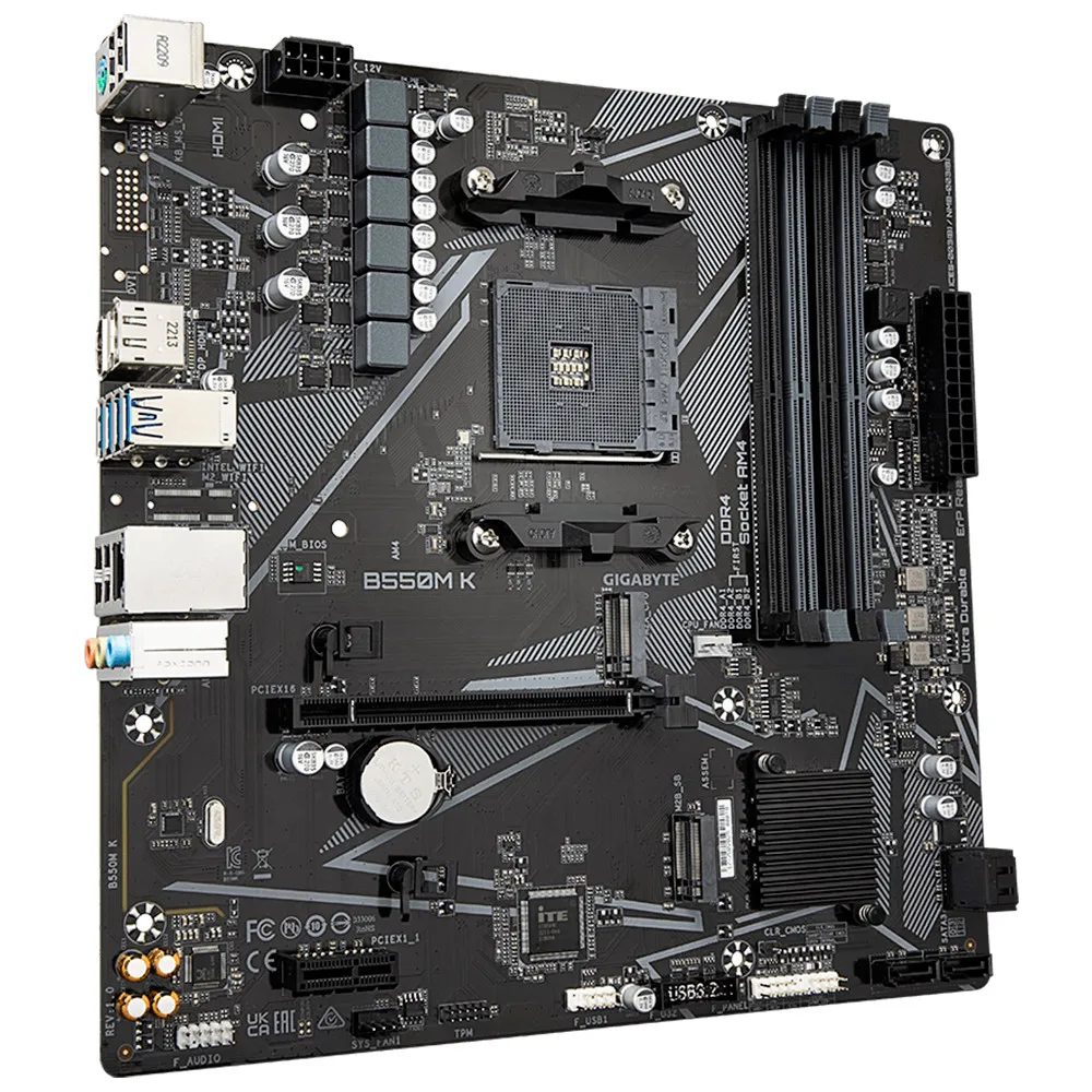 Gigabyte Motherboard for AMD B550M K Ultra Durable 4xDDR4 mATX