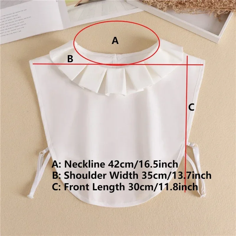 Корейский стиль, искусственный воротник, винтажный съемный воротник рубашки для женщин, блузка, свитер, накладной воротник, топ с лацканами, галстуки