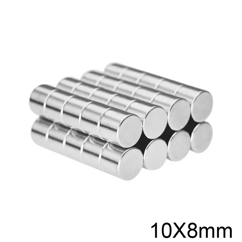 10x8mm Powerful Magnets Strong Disc Magnets For Fridge, DIY, Building, Scientific, Craft, Education 10*8 10x8