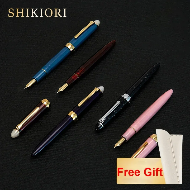 Original Japan Sailor SHIKIOR Iraurita Fine Nib Fountain Pen Moon Night Stars Writing Pen 11-0500 Office Smooth Statioery Gift