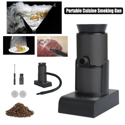 Portable Smoker Infuser Handheld Molecular Cuisine Smoking Gun Food Cold Smoke Generator Meat Burn Smokehouse Cooking BBQ Grill