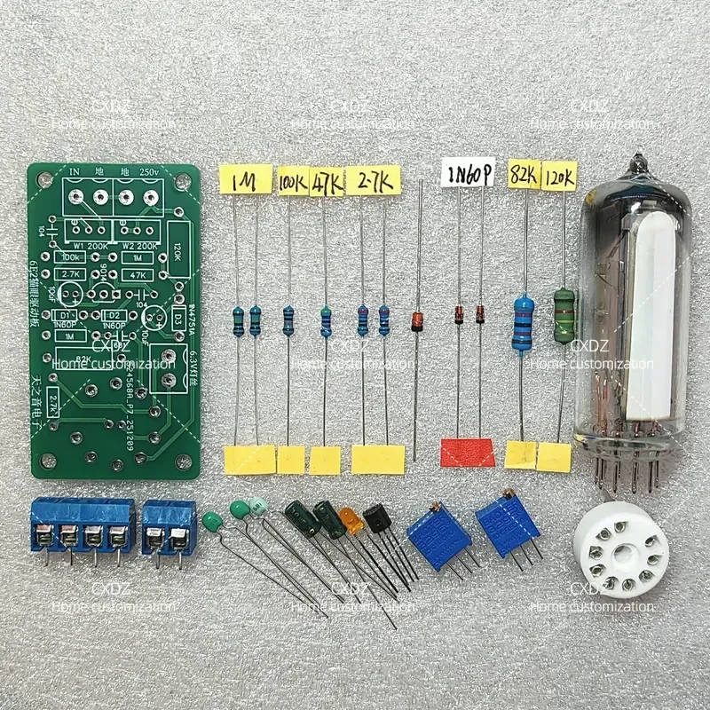 6E2 6E1 Cat's Eye Tube Driver Board Kit Volume Level Indicator DIY Production