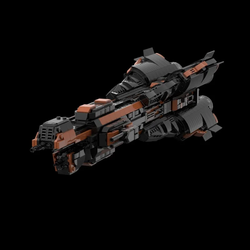 1904 قطعة MOC MCRN Donnager 1 نموذج اللبنات العمارة تجميع هدايا عيد الميلاد الإبداعية فكرة الطوب الاطفال لعبة عيد ميلاد #6