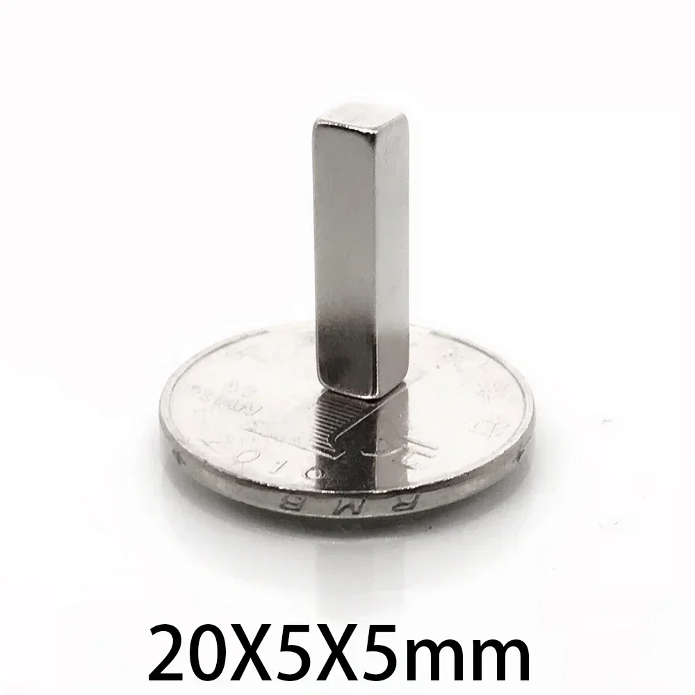 N52 20x5x2 20x5x3 20x5x5 20x10x3 N35 Square neodymium  Magnets Search customised  Motor Generator strong powerful Diy search