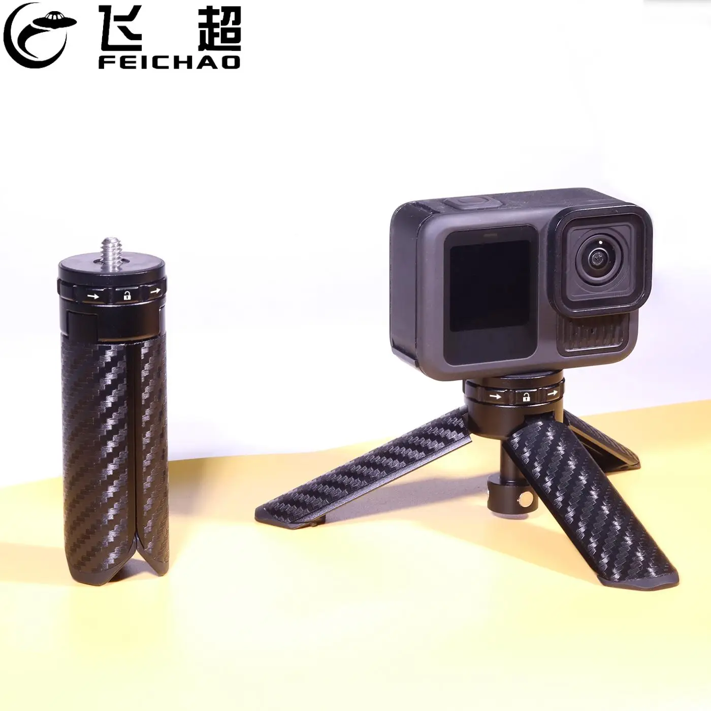 

Мини-штатив из алюминиевого сплава для DJI Pocket 3, Insta360 X5, Gopro Hero 13, настольная и ручная подставка для экшн-камер