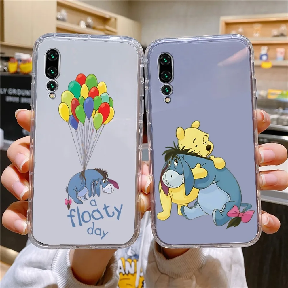 E-Eeyore Donkey Phone Case For Xiaomi 11 Redmi Note 11 5G 8T 9A 9 10T Note8Pro Note9 12SUltra Transparent Case