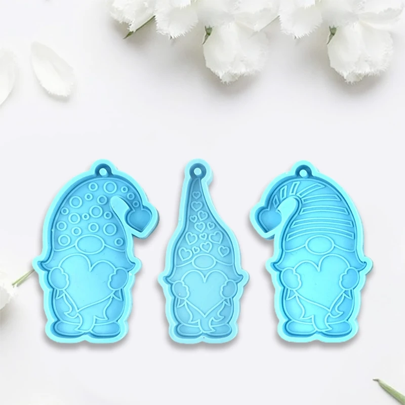 Valentine's Day Keychain Resin Mold Silicone Mould DIY Crafts UV Epoxy Mold