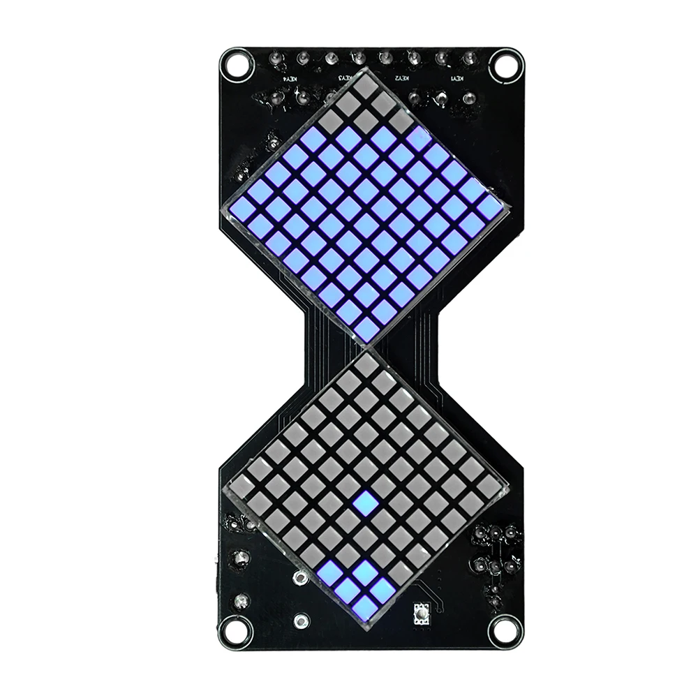 DC 5V LED Electronic Hourglass 0~99 Minutes Gravity-Sensing Timer Electronic DIY Kit Soldering Practice Module