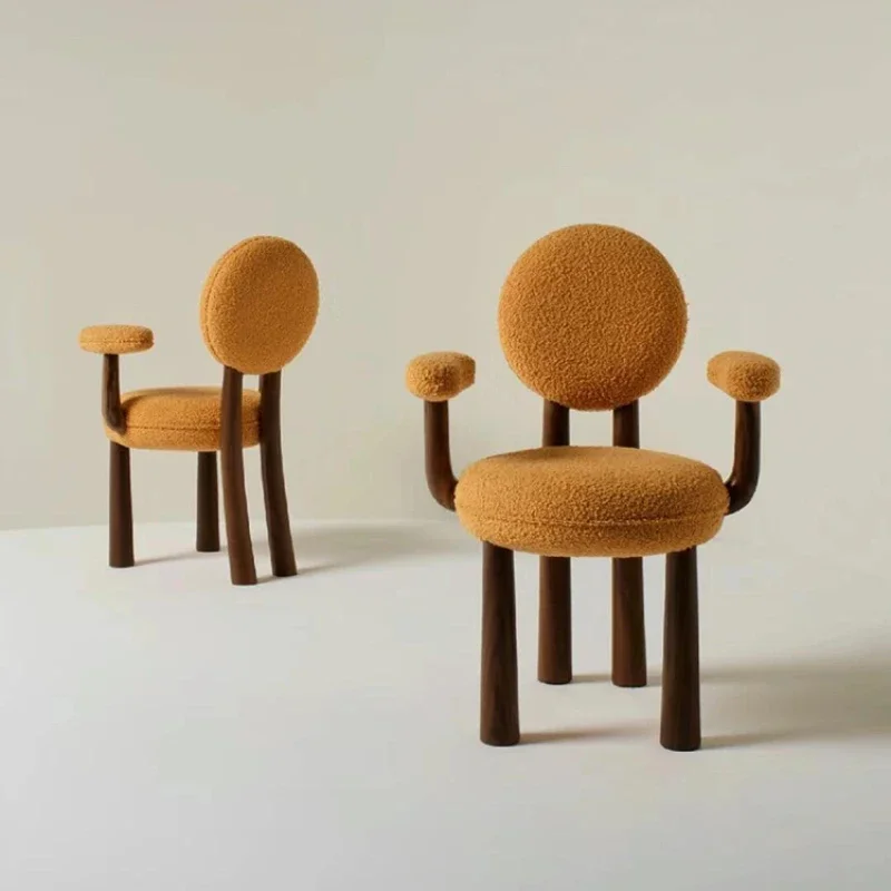 

Velvet Modern Kitchen Chair Armrest Nordic Fancy Luxury Accent Dining Chairs Designer Occasional Sillas De Comedor Furniture