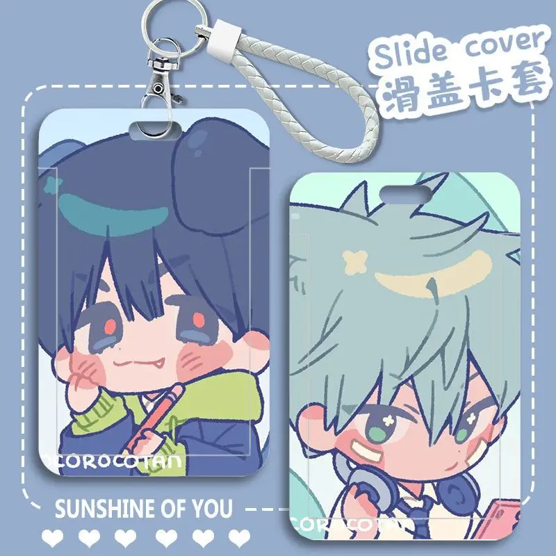 Anime Alien Stage Soft Luka Ivit Ivan Till Student Meal Card Holder Card Cover Access Cards Bank Credit Card Protective Sleeves